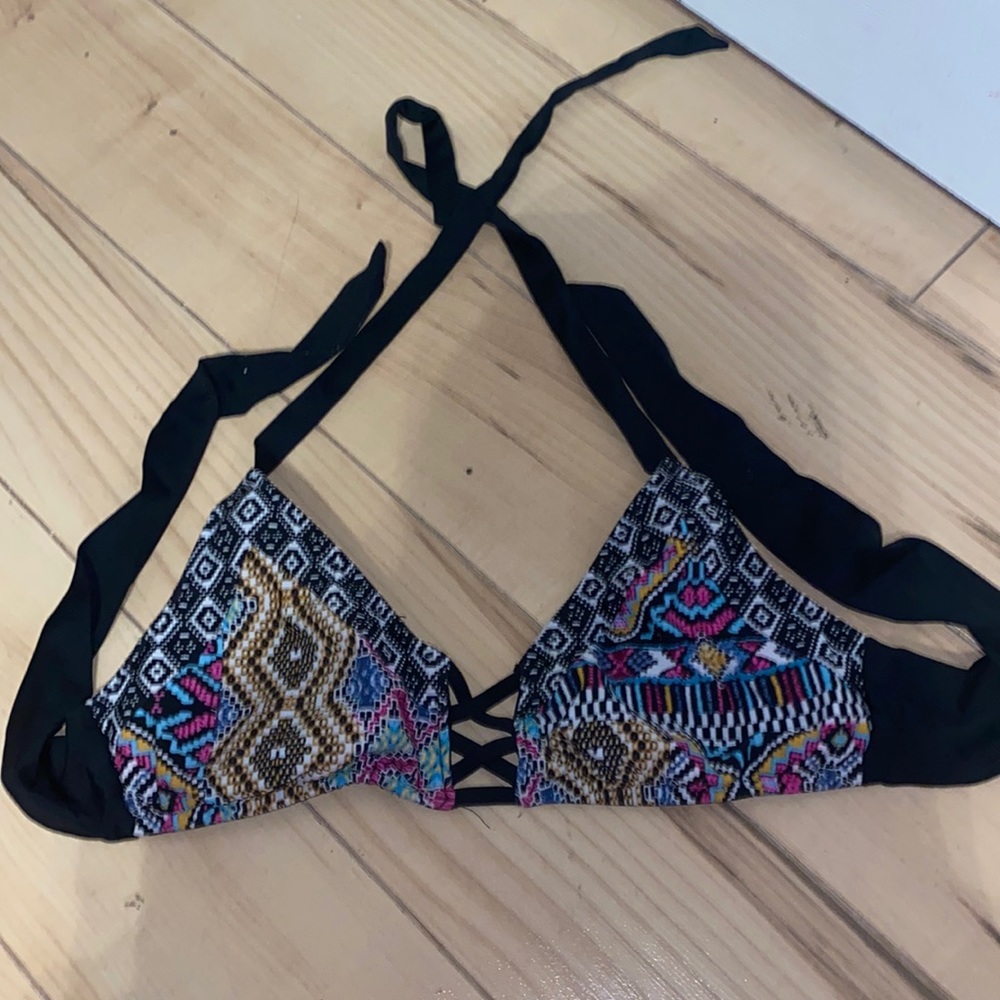 Mossimo Multicolored Bikini Top, Size S